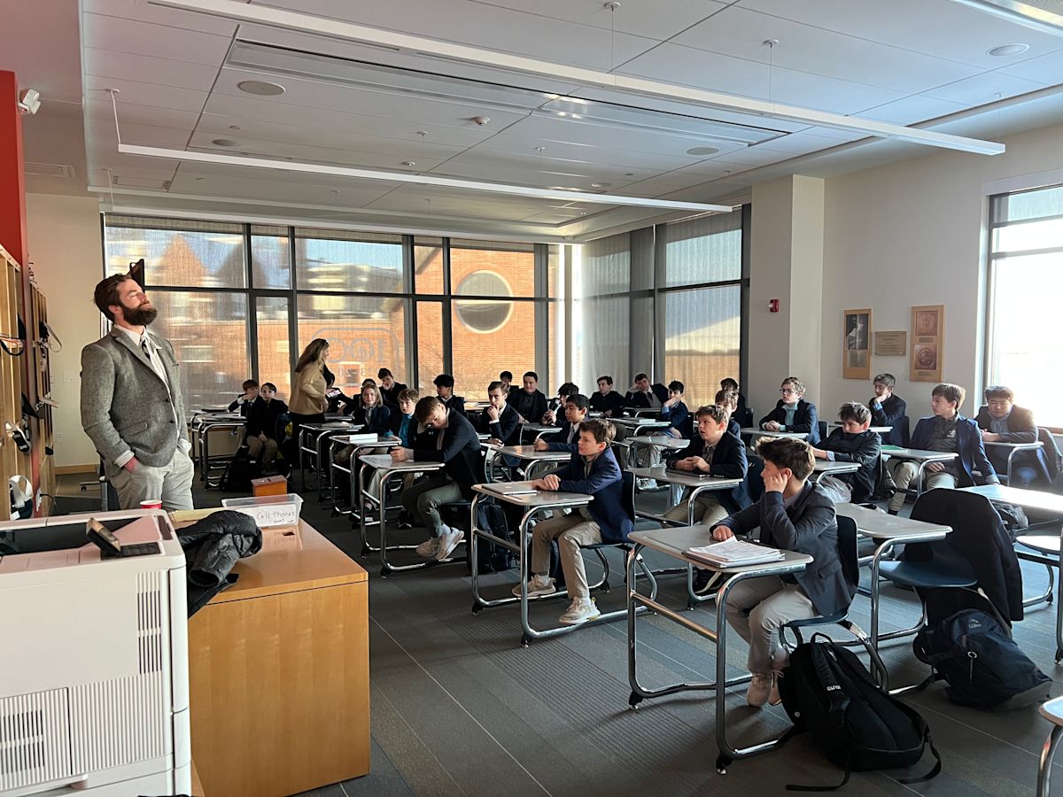 Monday Morning Mindfullness Visits Form Homerooms Post Belmont Hill