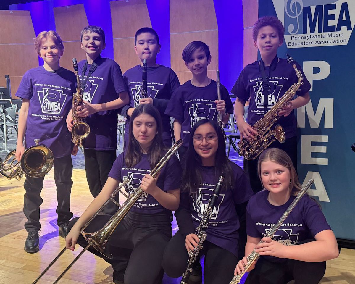 10 Students Selected for PMEA District 12 5/6 Chesco Band Fest