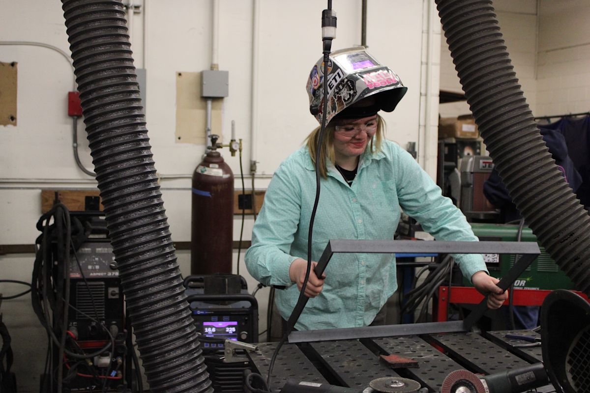 Emma Fredricks Blends Art & Welding in SkillsUSA Competition | Newsroom ...