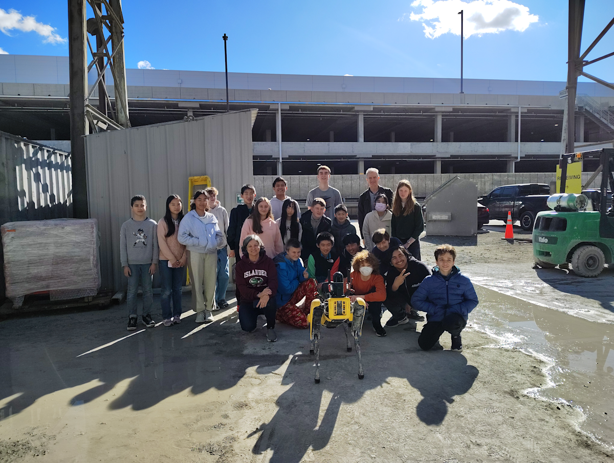 IMS Robotics Students Meet Robotic Dog ‘Spot’ at Ash Grove Cement Plant ...