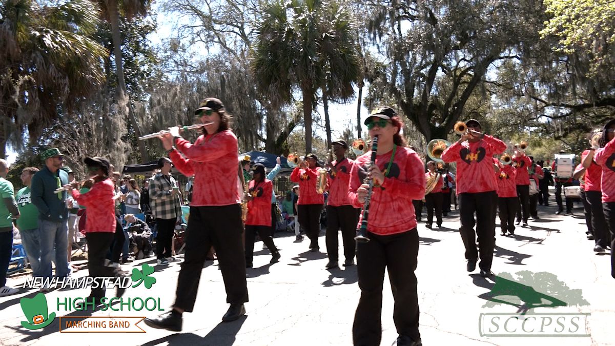 New Hampstead Phoenix Band Entertaining at the St. Patrick's Day Parade ...