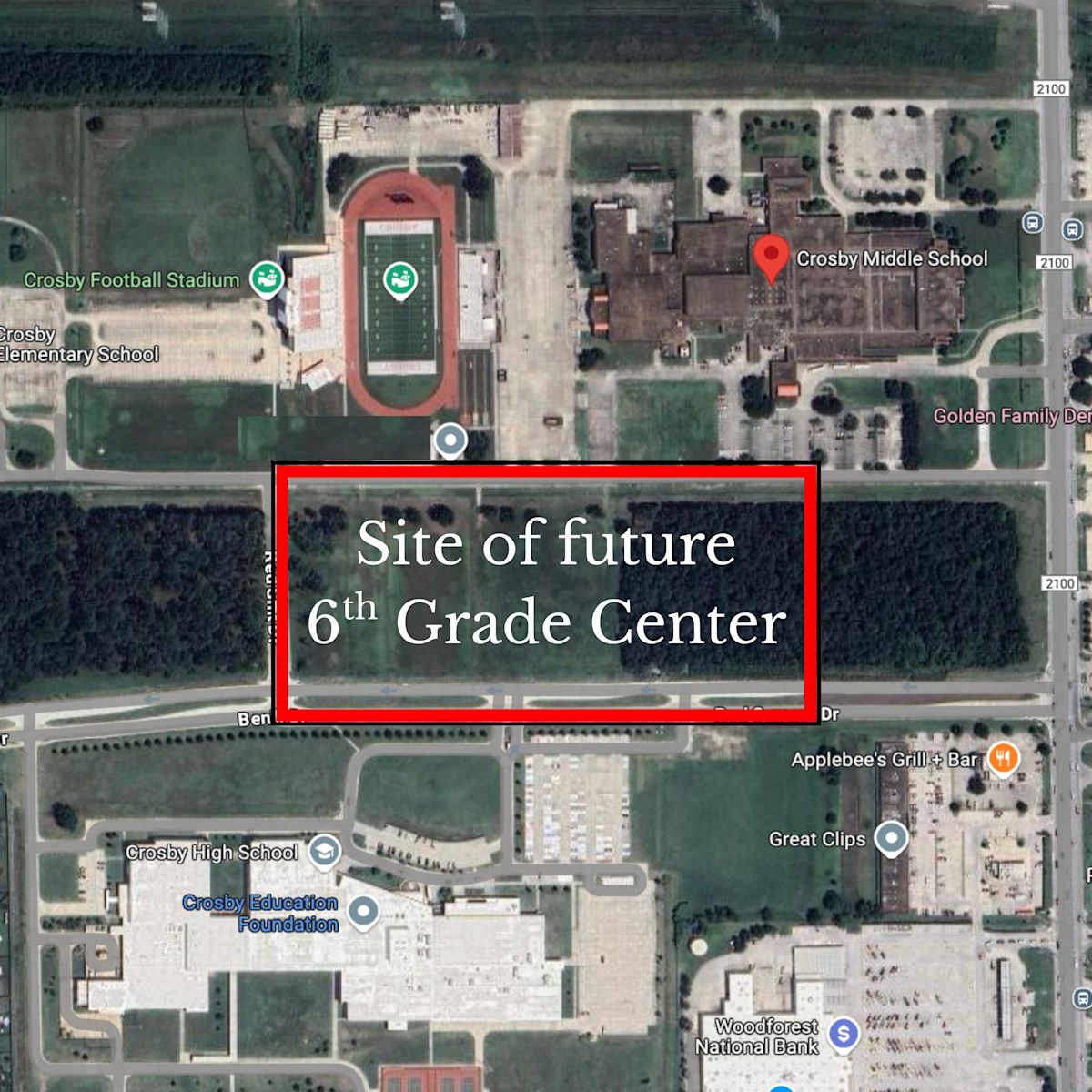 Crosby ISD to build new Sixth Grade Campus | Posts Details/Default ...