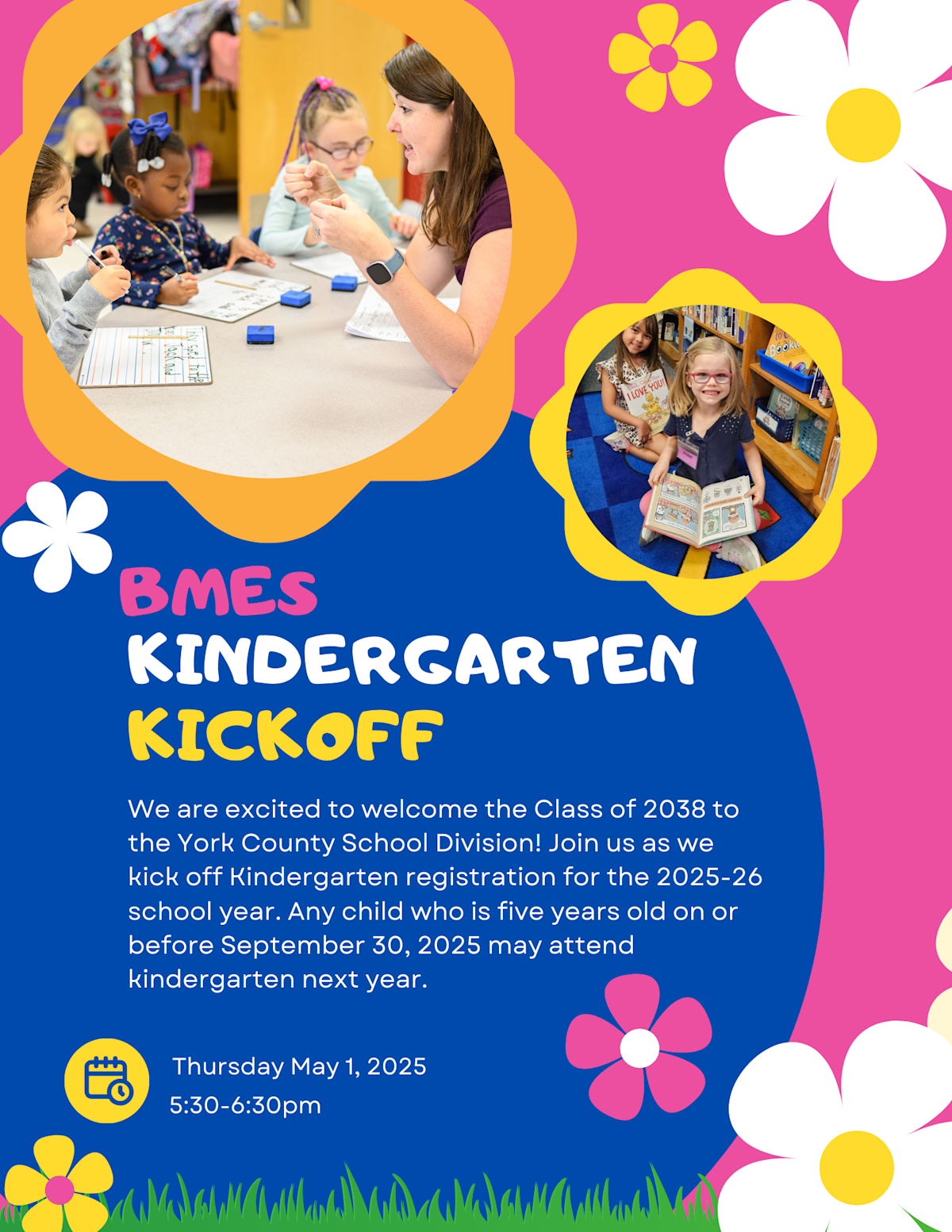 BMES Kindergarten Kickoff for 2025-26 School Year | Post Details