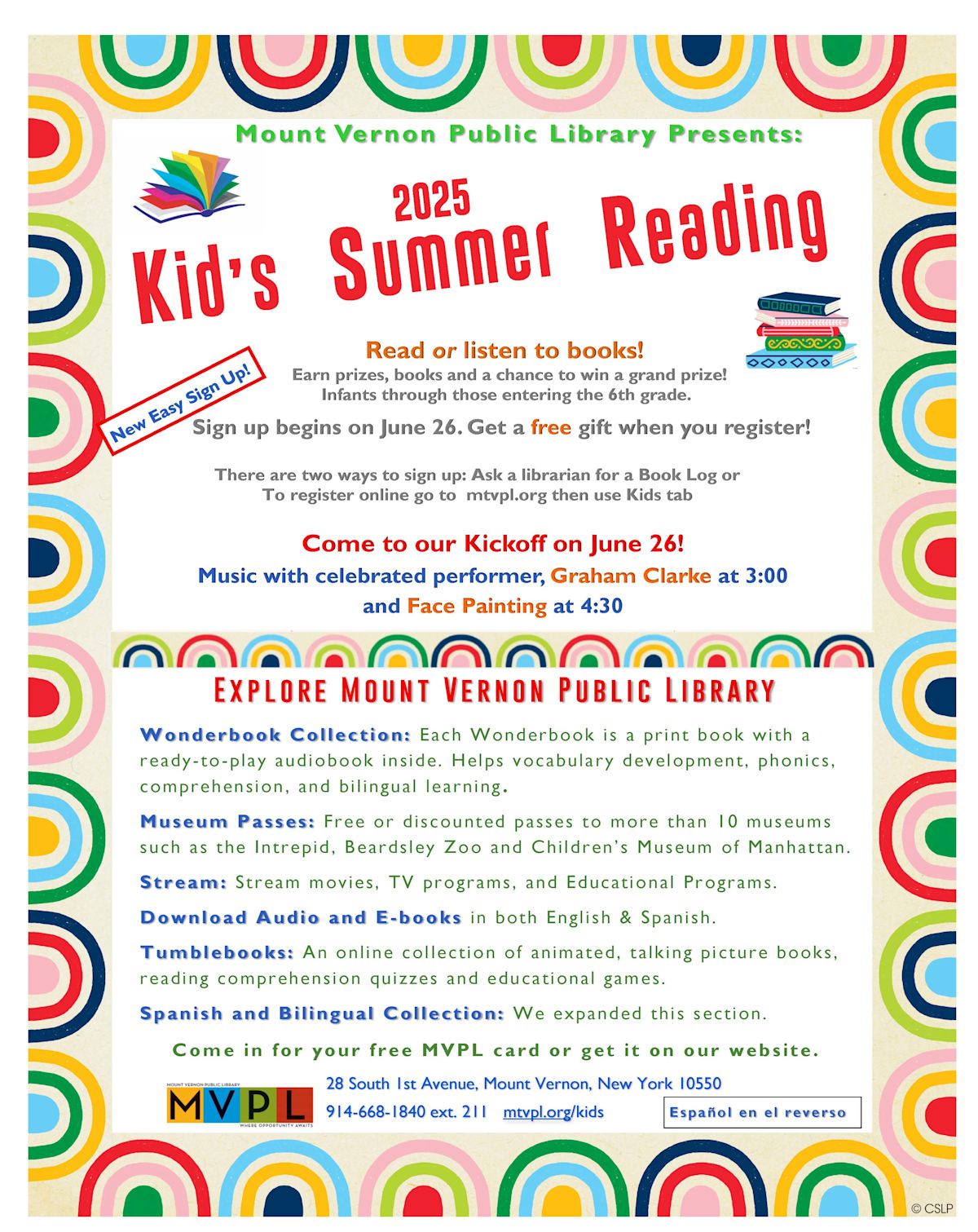 Mount Vernon Public Library - Kid's Summer Reading signup start June 26 ...