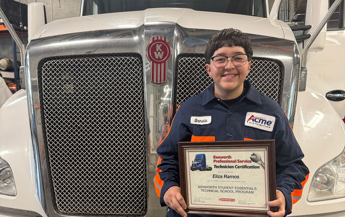 Student becomes Certified Diesel Technician | News Details