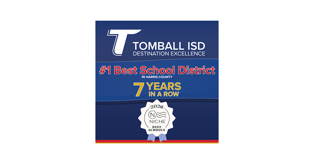 Tomball ISD Named No. 1 Best School District in Harris County for 7th
