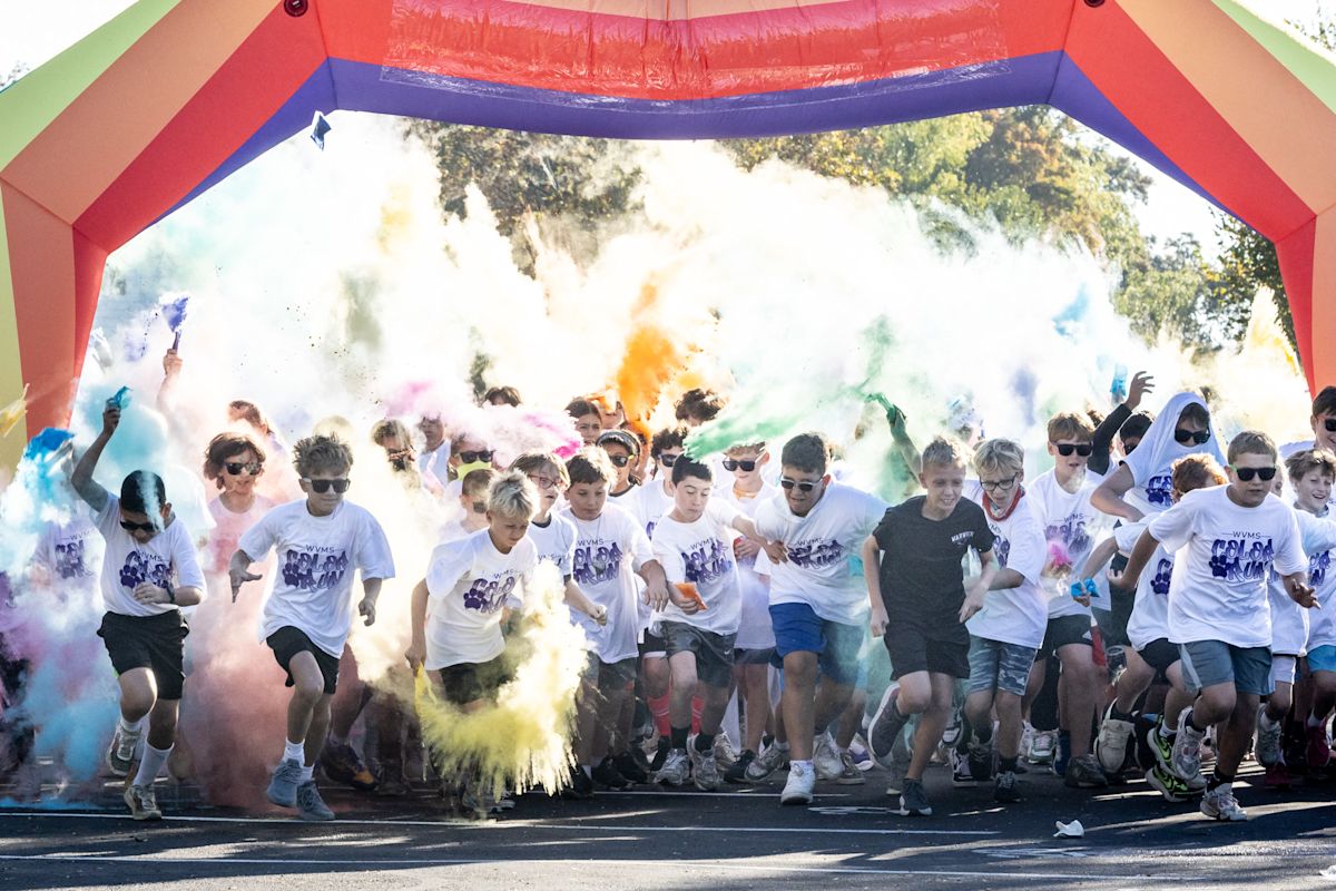 2025 Color Run at middle school puts the fun in fundraising | Post ...
