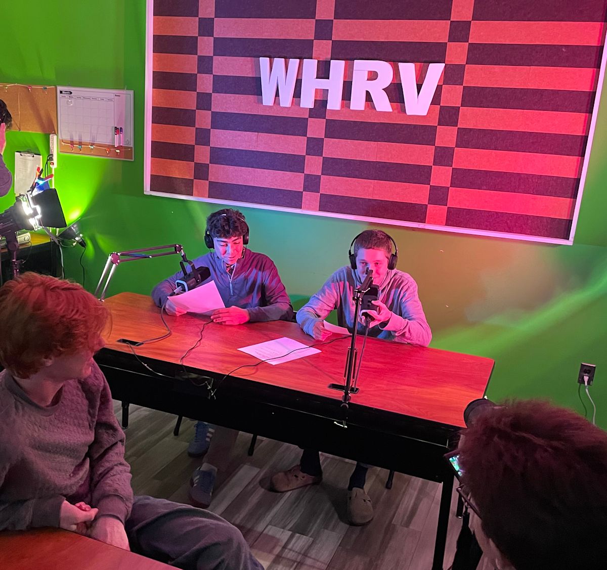 Broadcasting Class Spanish 1 Teams Up with Radio Broadcasting Class | Featured News
