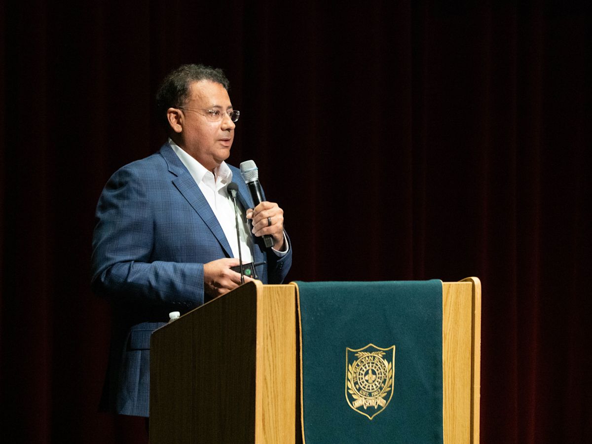 John Ralph Reyes Dr. John Reyes encourages students to overcome challenges with faith ...