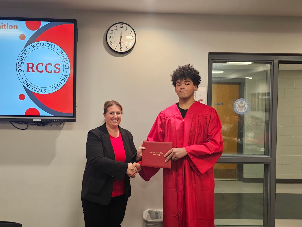 Red Creek CSD Celebrates August Graduate at Board of Education Meeting ...
