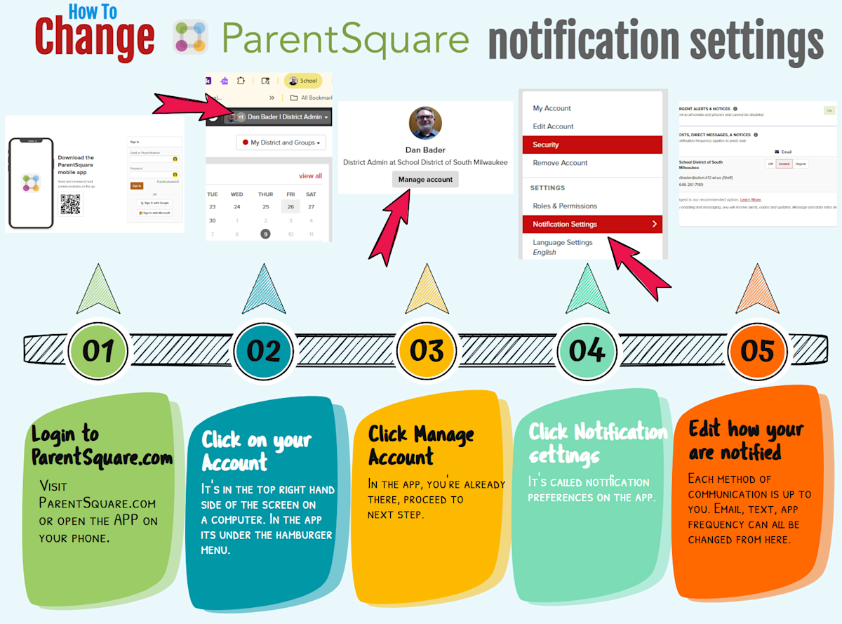 ParentSquare: How to Change Your Notification Settings | District News ...