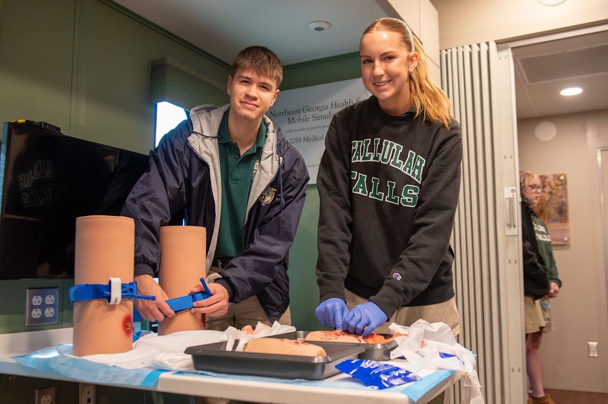 TFS Students Explore Careers in Medicine with Mobile Simulation Lab ...