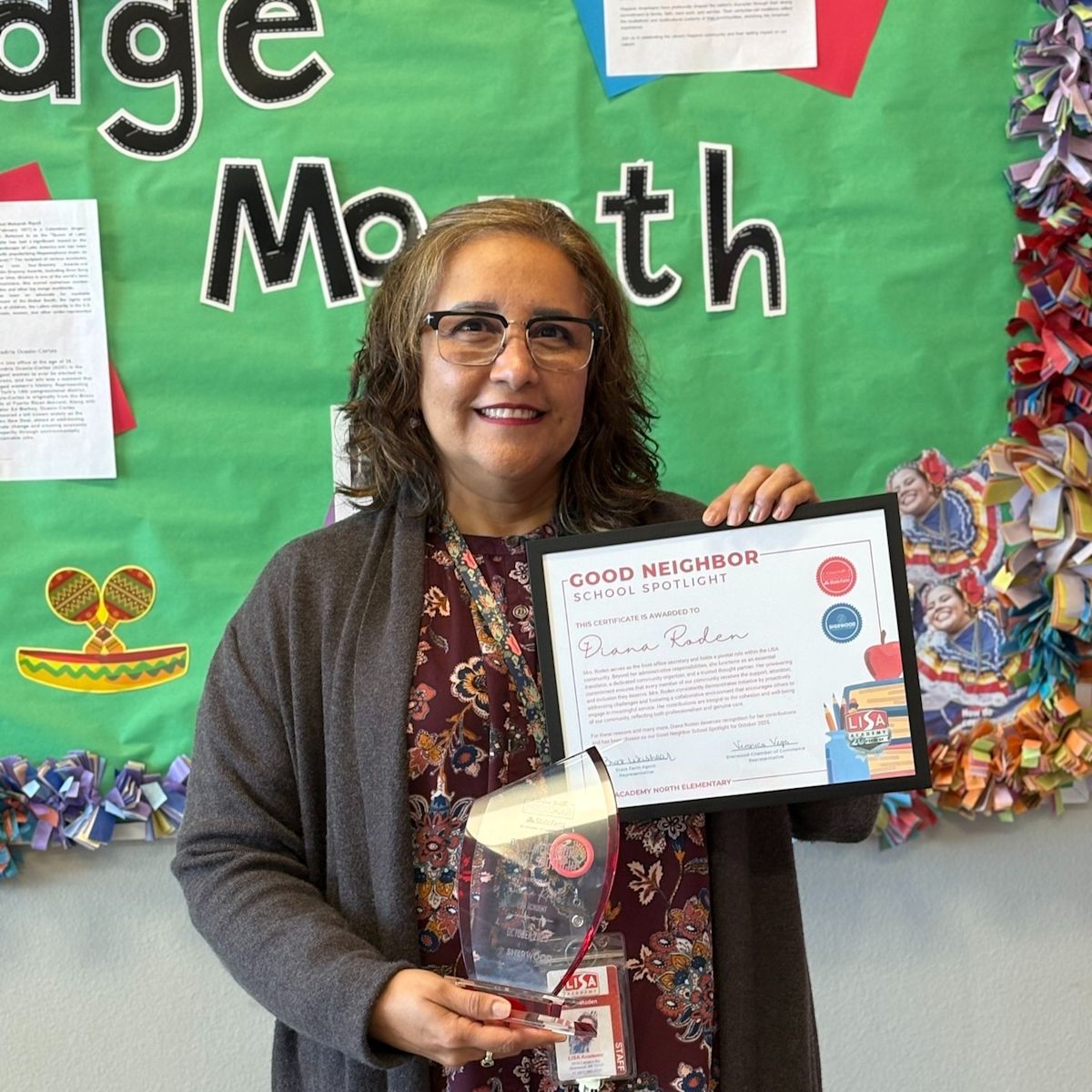 Ms. Roden receives State Farm Good Neighbor Award | Posts Details ...