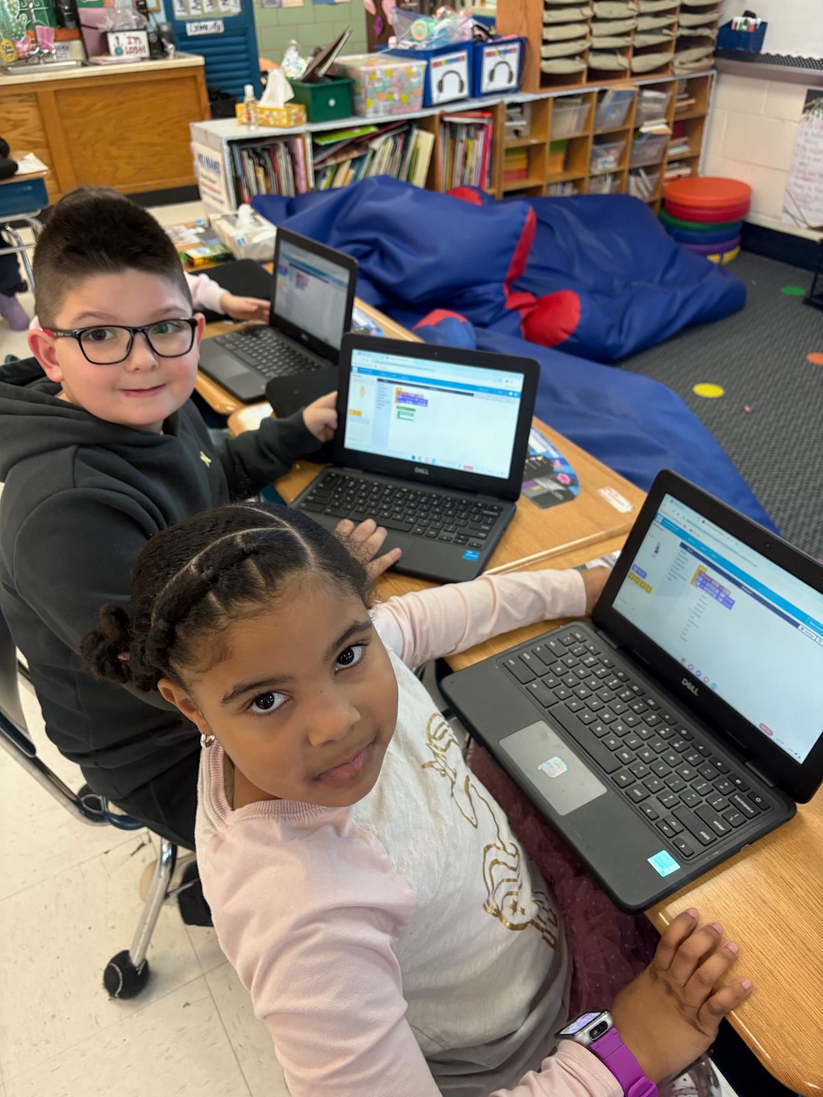 Paumanok Afterschool Coding Club Students Explore Dance Party on Code ...
