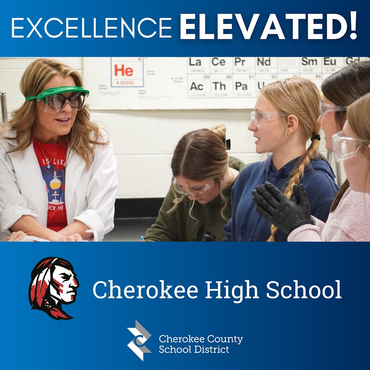 Excellence Elevated Congratulations to Cherokee HS! Post Detail