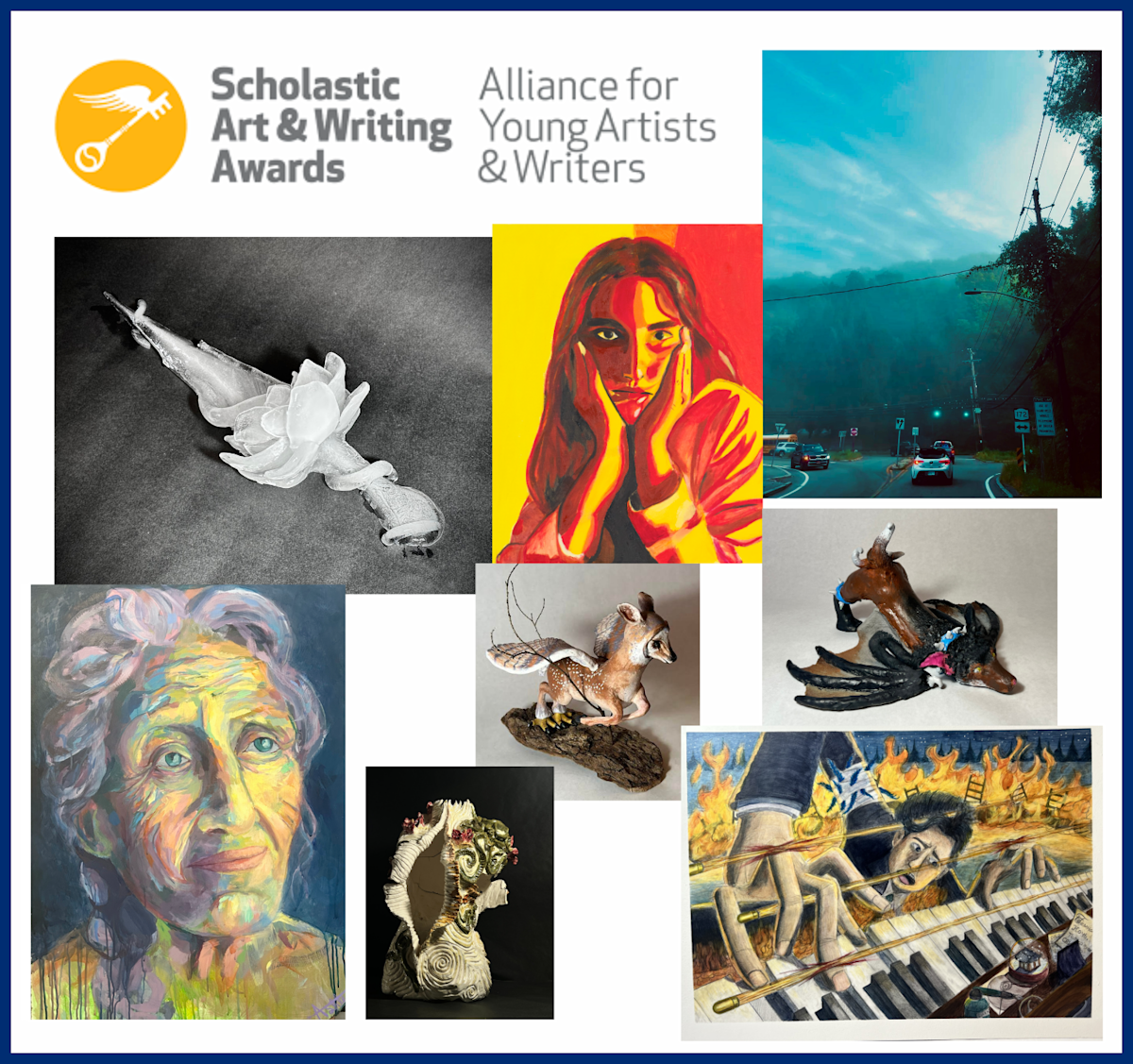 Eight Harvey Students Earn 2026 Scholastic Art Awards | Featured News