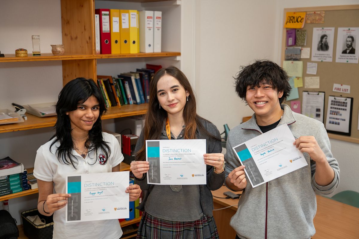 LAS Students Excel in the 2025 CEMC Senior Mathematics Competition! | post