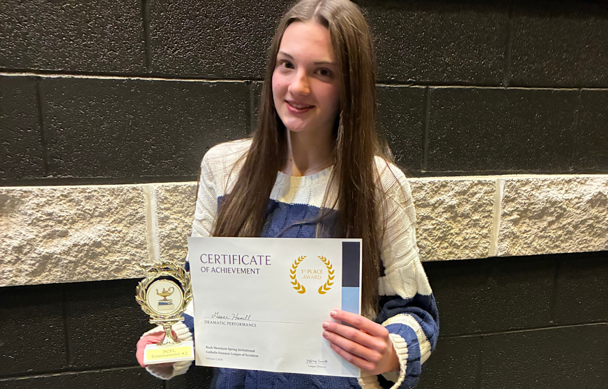 Sophomore Grace Hamill Wins Forensics Tournament | News Post Detail
