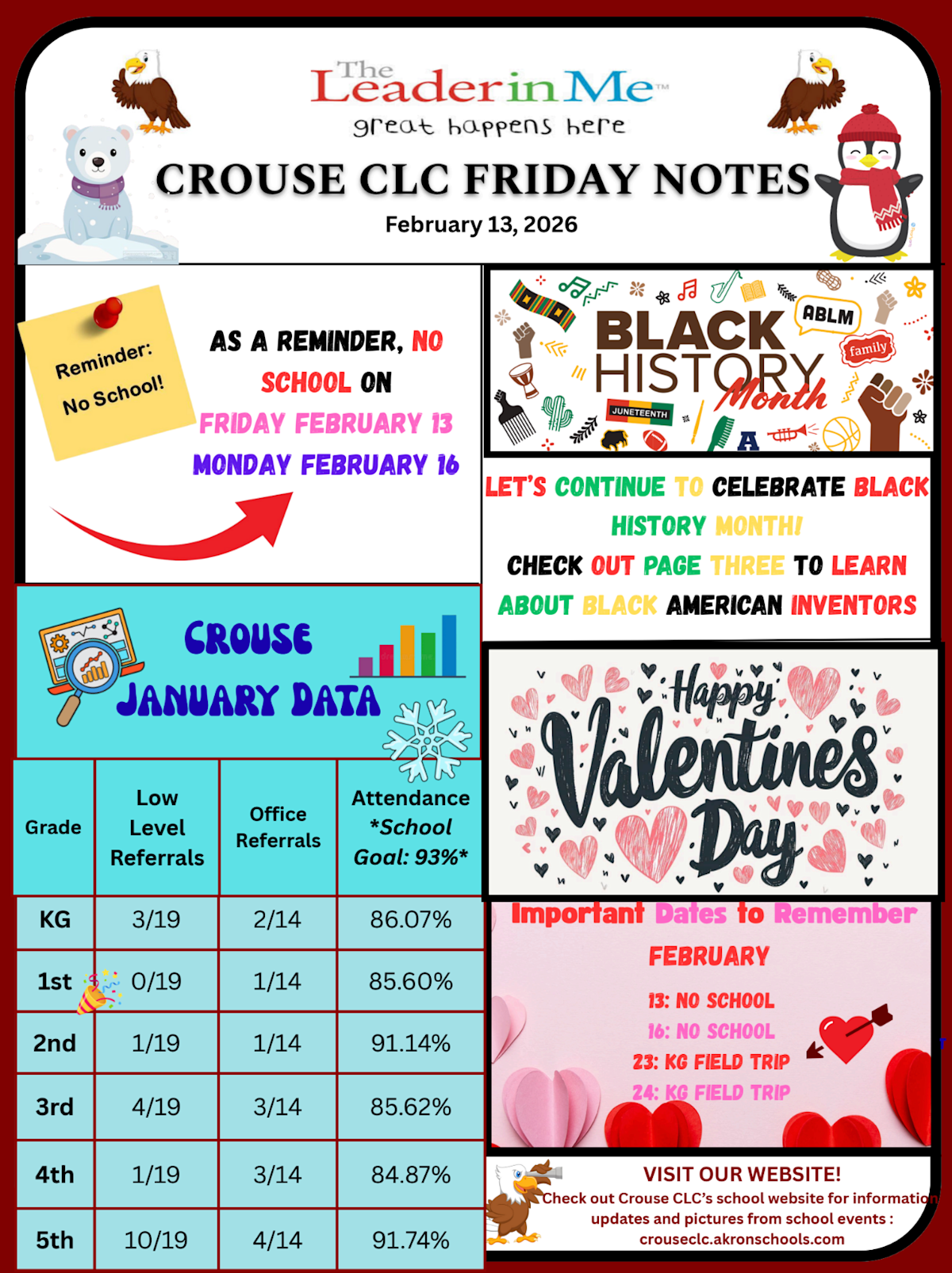 2/13/26 Friday Notes | News Details