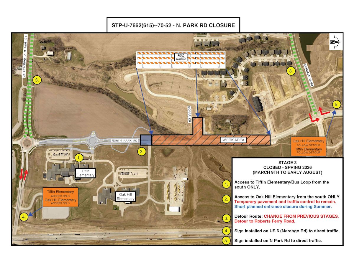 North Park Road Construction Update for Stage 3 | HS Post Details