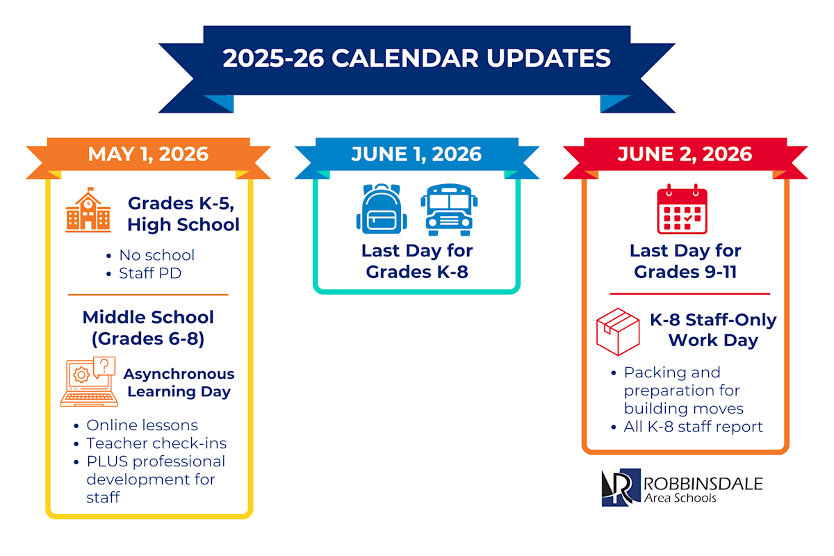 School Board Approves Calendar Adjustment for May 1 and June 2, 2026 ...