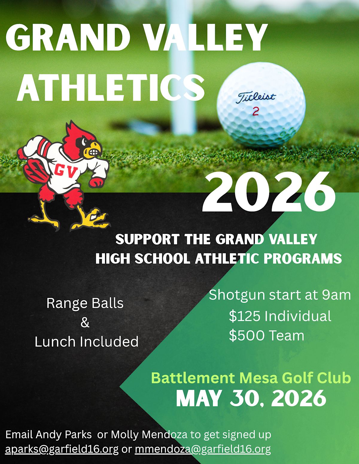 GVHS Athletics Golf Fundraiser | News Information
