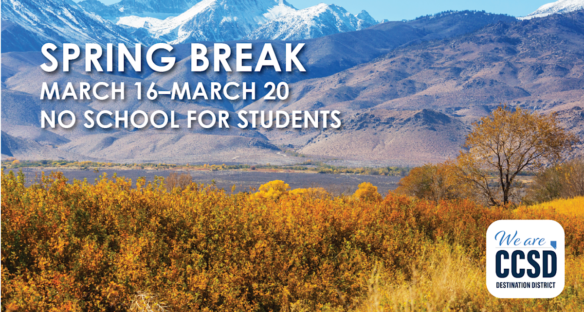 No School for Students for Spring Break, March 16-20 | New Details