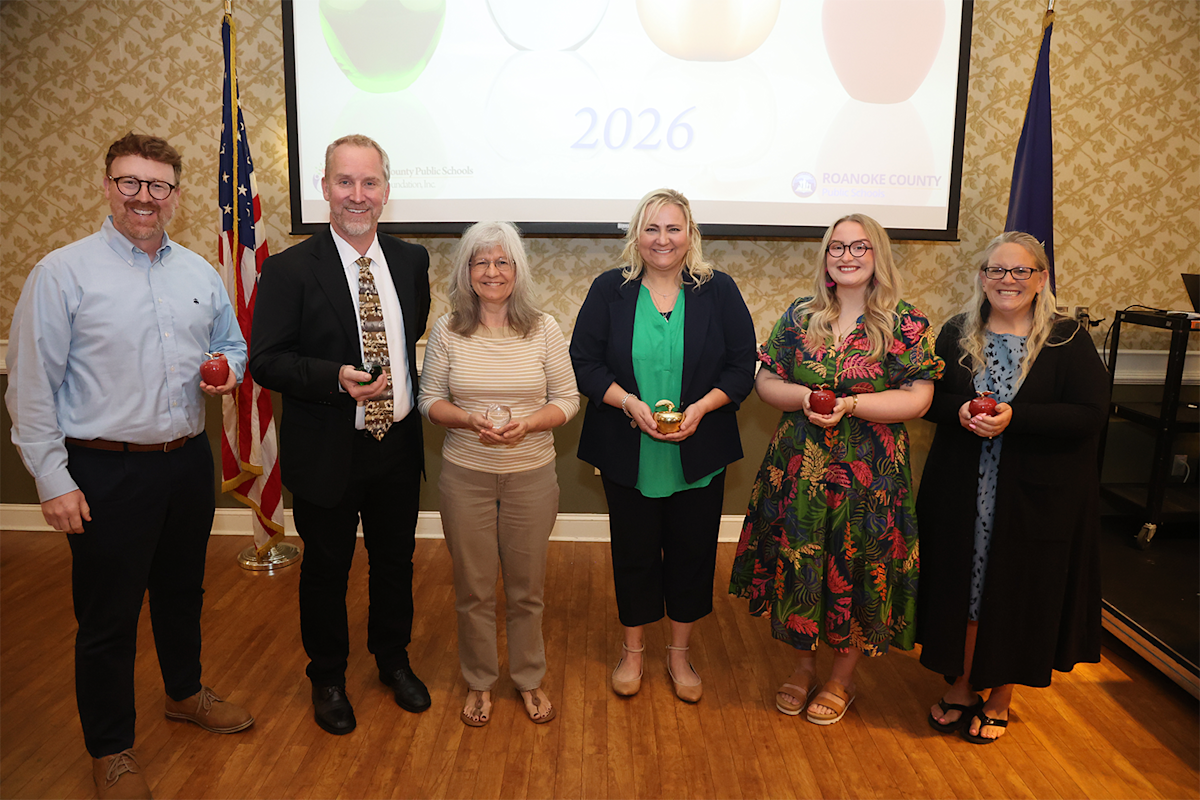 CSHS science teacher wins 2026 RCPS Golden Apple Teacher of the Year ...