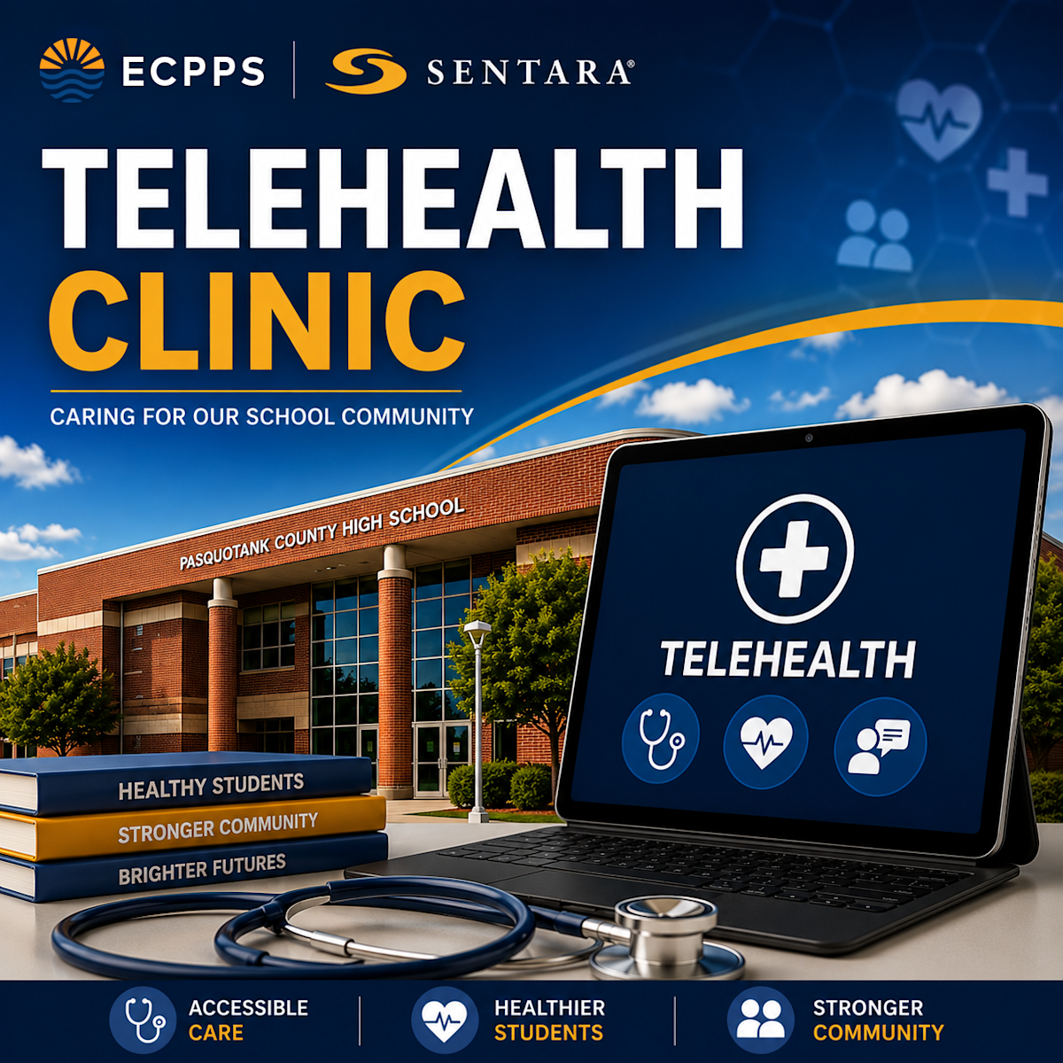 ECPPS & Sentara Hold Telehealth Clinic Ribbon Cutting | News Details ...