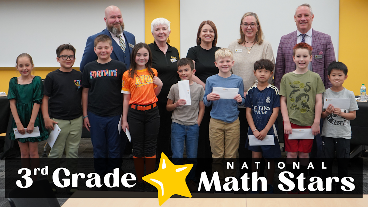 3rd Grade National Math Stars | Experience Avon