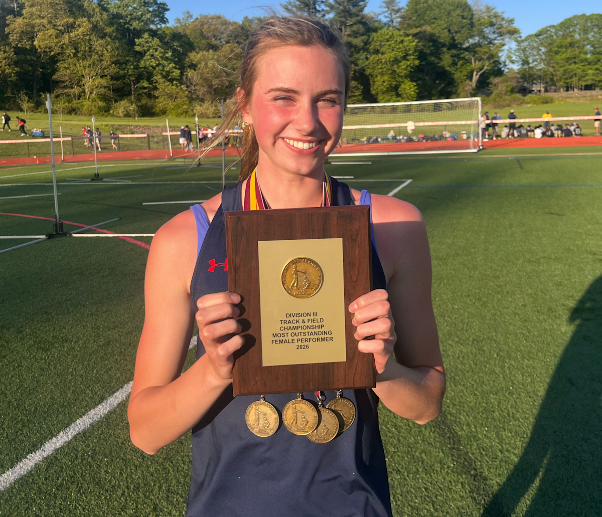 Adri Chechile '26 named MVP of track finale | Post