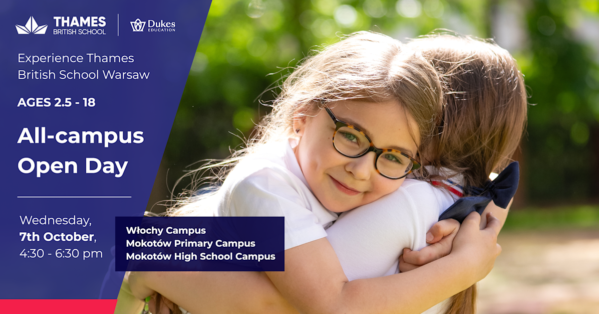 Dzień Otwarcia Campusu Thames British School Warsaw 7 października 2026
