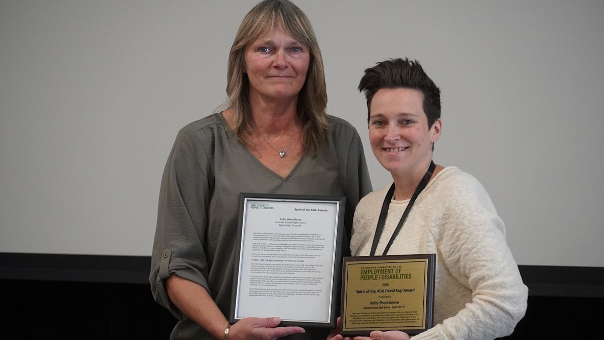 Lamoille North Celebrates Multiple Spirit of the ADA Awards