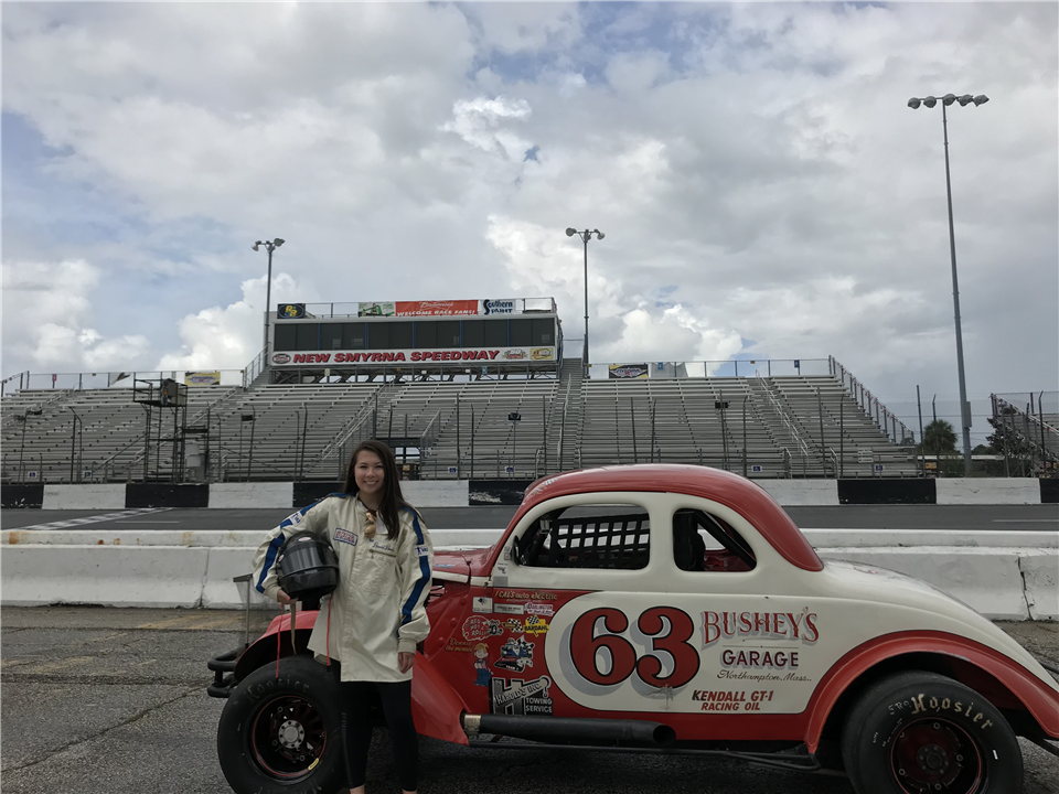 Need for Speed Sophie Davis '18 Dives into the World of NASCAR Post