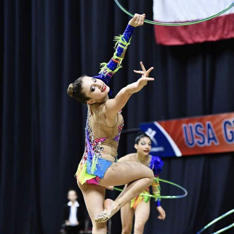 Freshman Competes at Junior World Rhythmic Gymnastics Championships