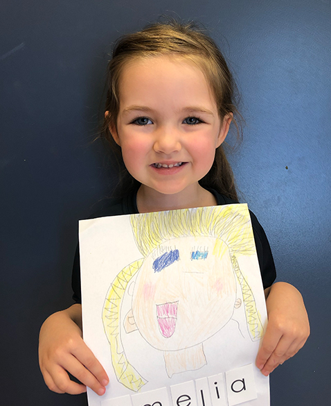 Kindergarten Self-Portraits | Blog Post - Meadowridge School