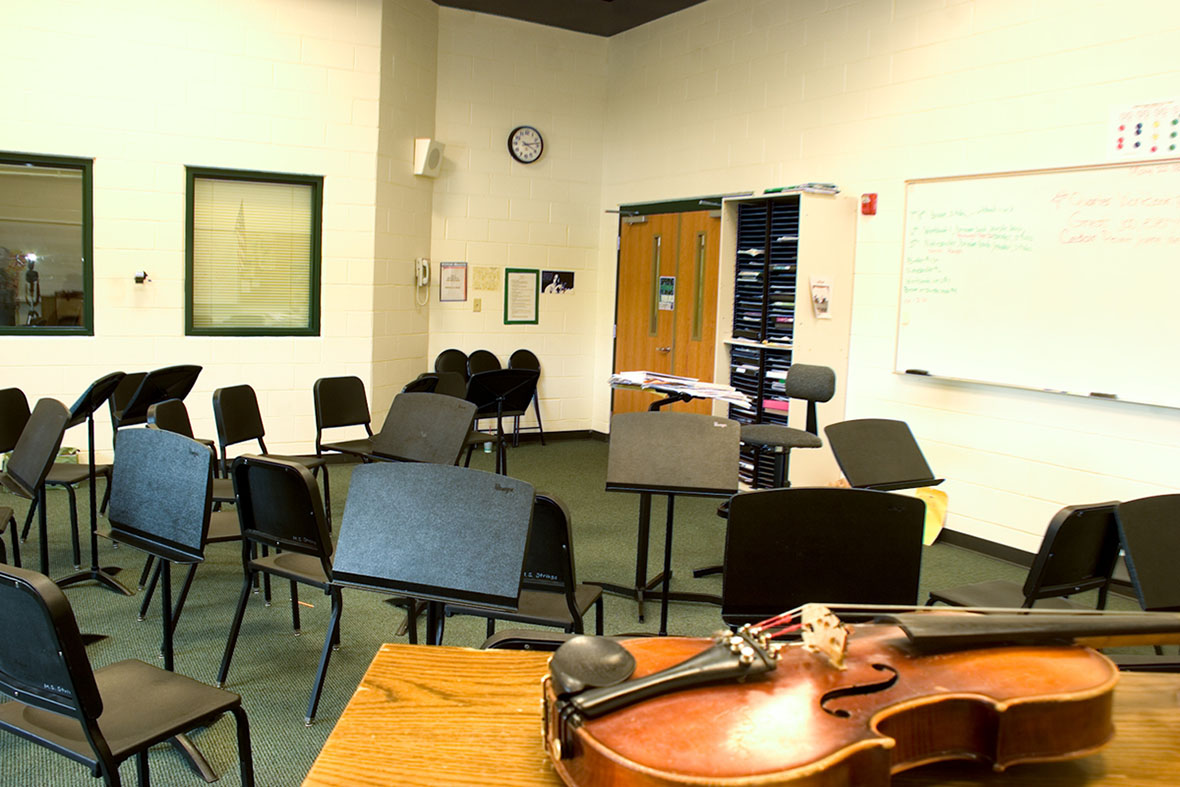 Founders Instrumental Rehearsal room