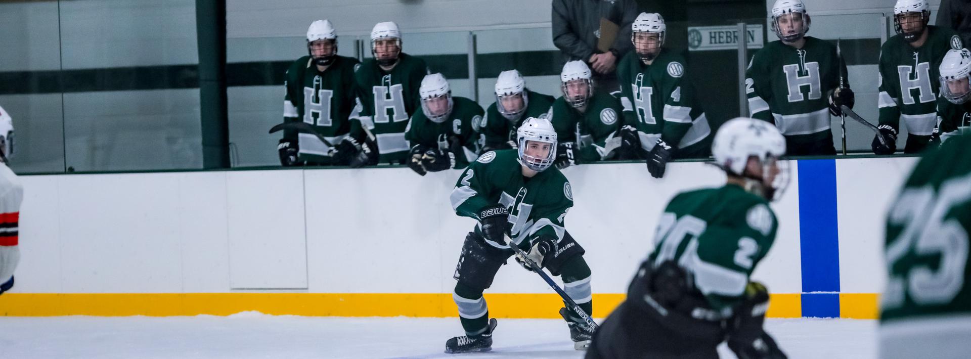 boys playing ice hockey