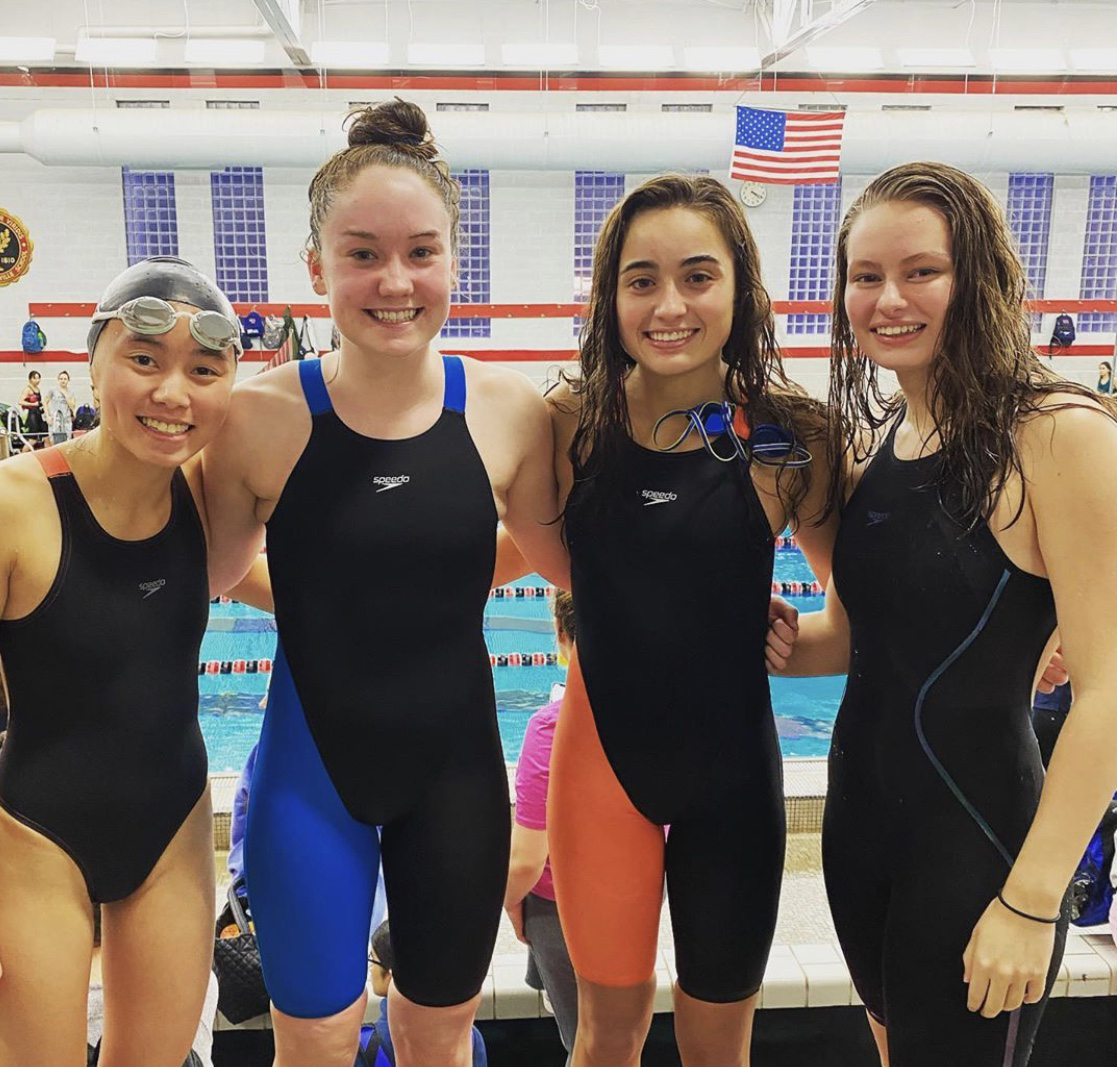 Girls Swim Team Sets School Record at Prep Championships | Morristown ...