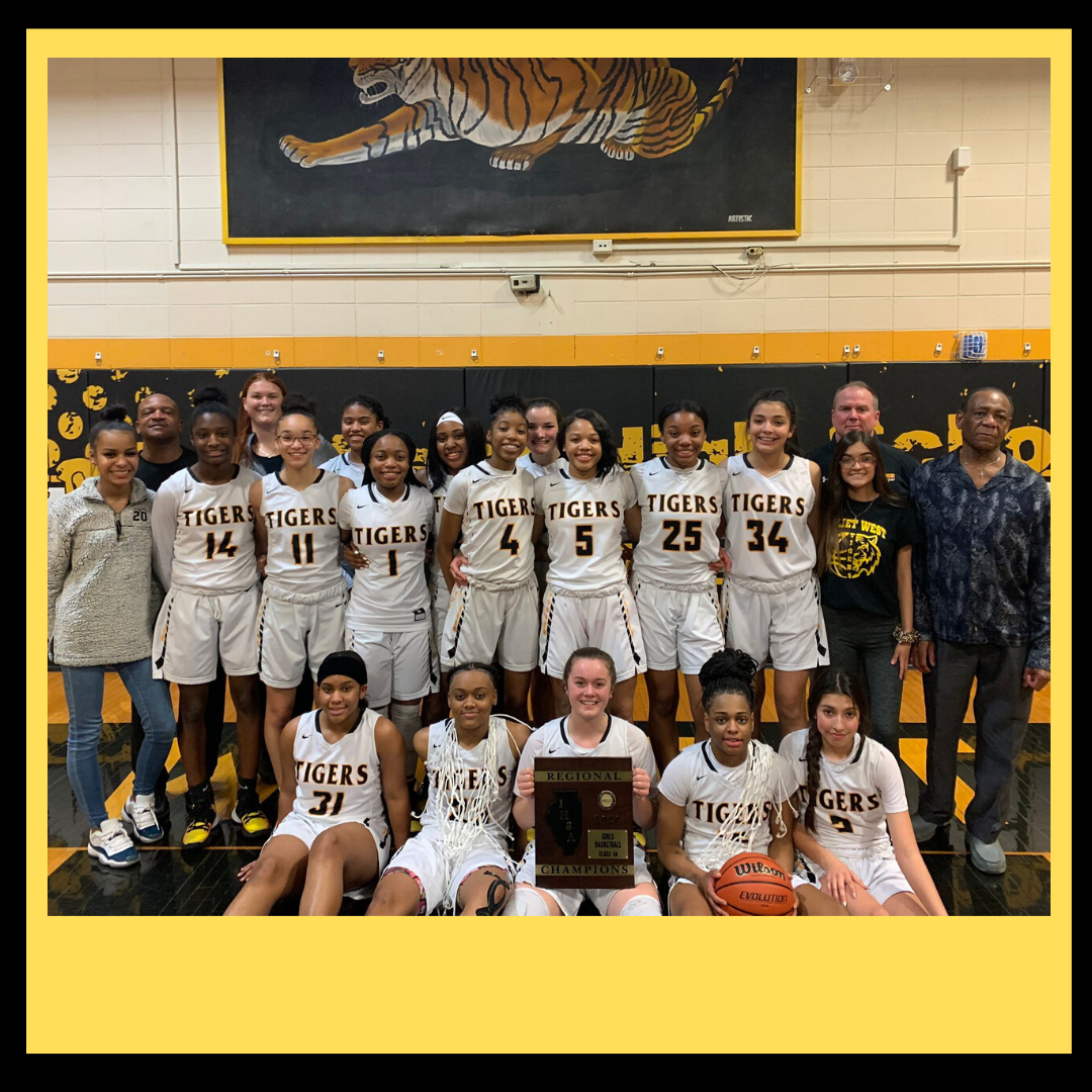 Joliet West High School Girls Basketball wins IHSA Regional