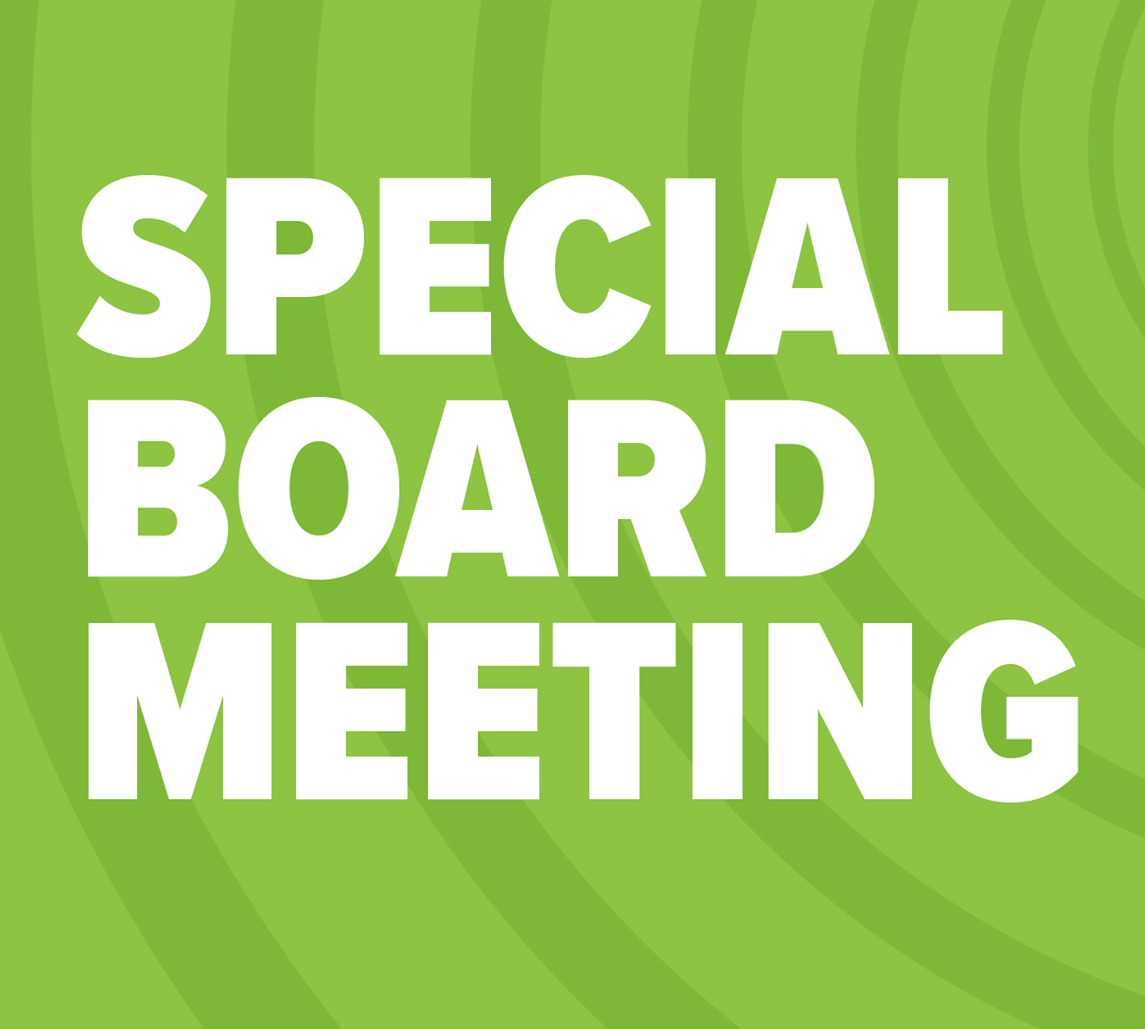 notice-of-special-board-meeting-on-october-12-2021-at-5-p-m-news