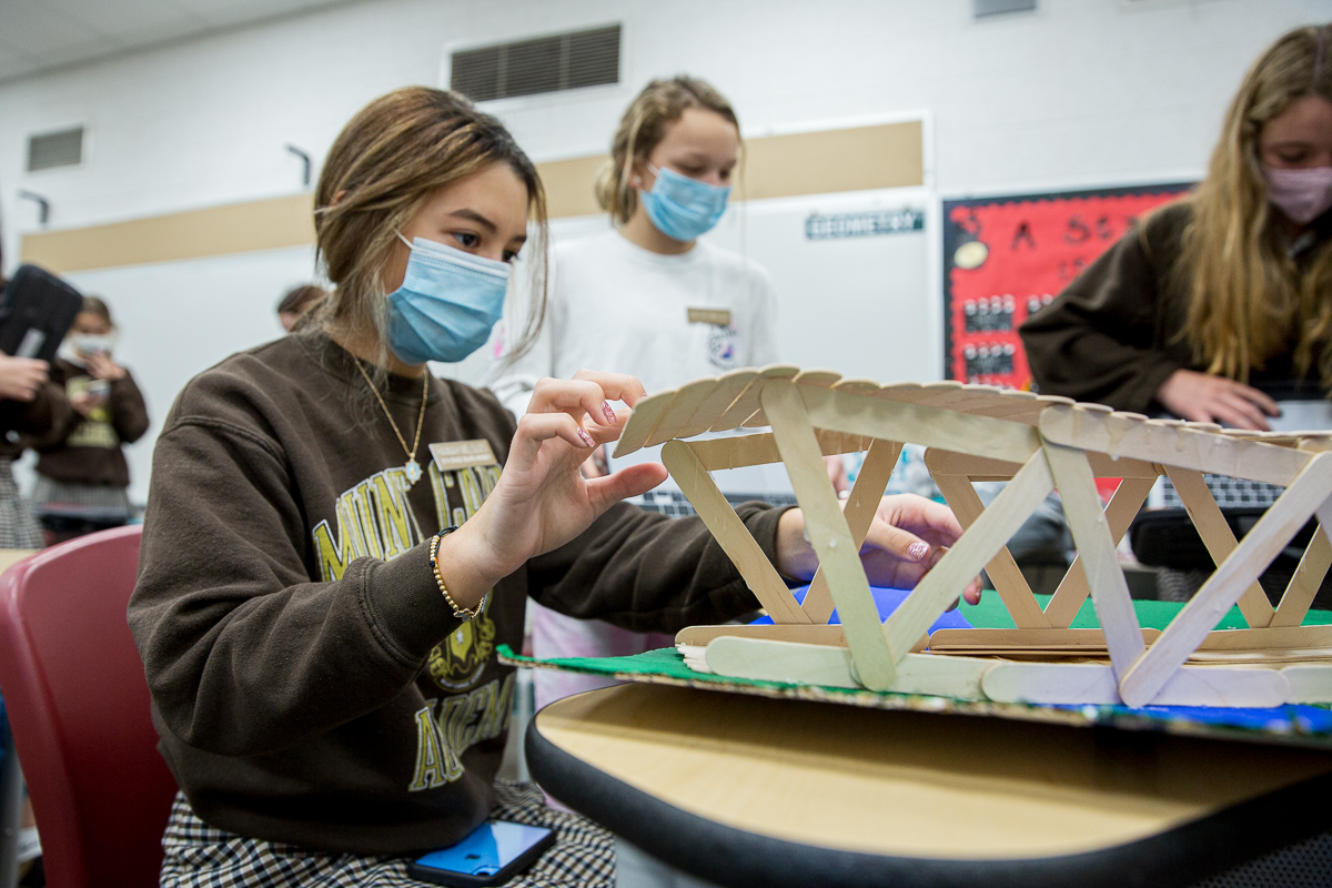 Geometry K Rails Triangle Geometry: Triangle Bridges | News Post General - Mount Carmel Academy