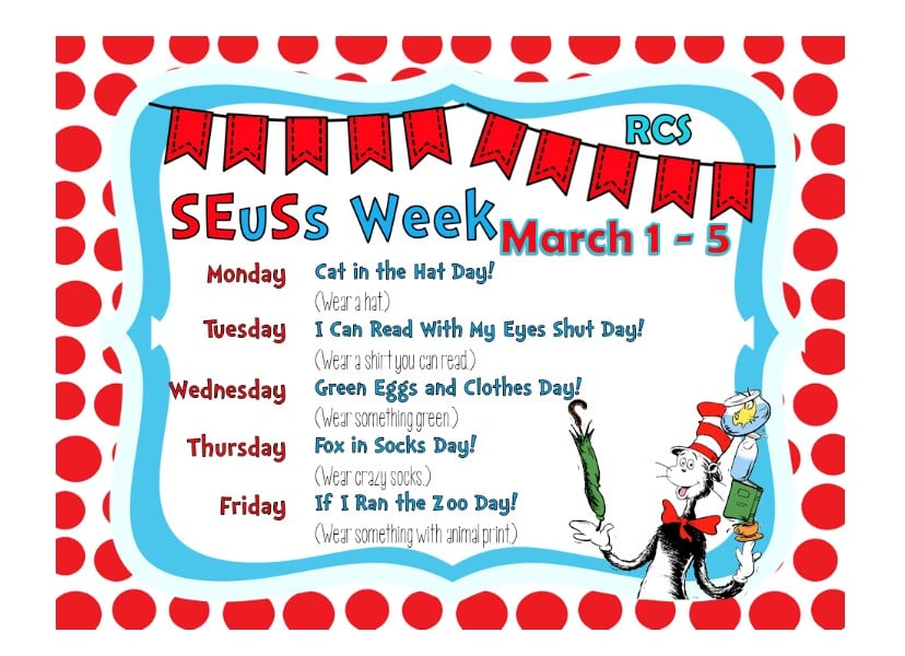 RCS Celebrates Dr. Seuss Week | Details