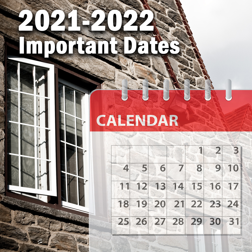 Calendar Dates For 2021 22 Academic Year News Story