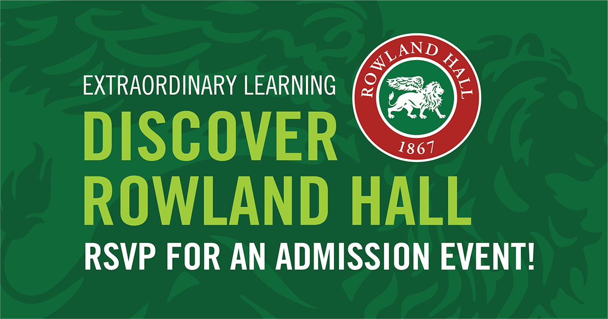 Admission Event RSVP School Event Calendar Rowland Hall