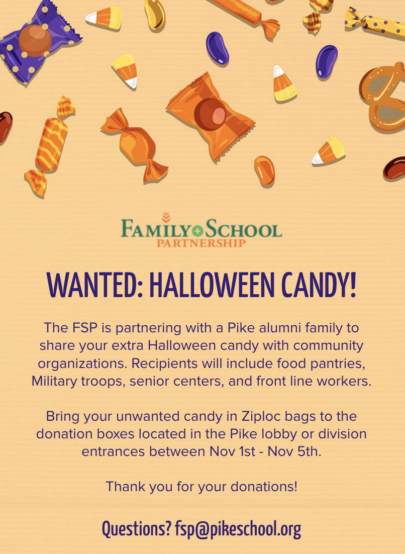 Wanted Halloween Candy! News and Blog Detail Page The Pike School