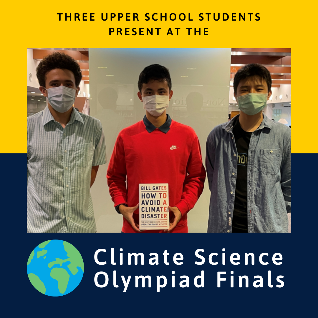 Three Students Present at the Climate Science Olympiad Finals News