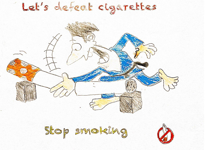 How To Draw No Smoking Poster Ideas // Say No To Smoking Drawing // Step By  Step // Poster Making