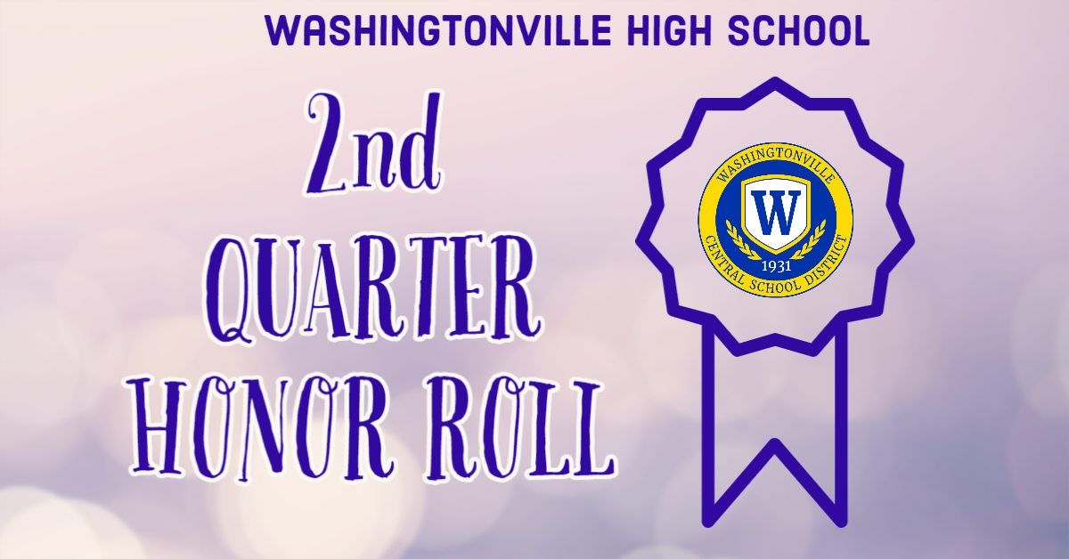 Washingtonville HS Announces 2nd Quarter Honor Roll | News Story