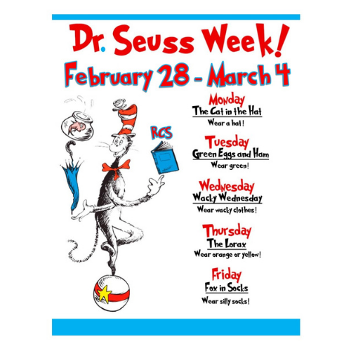 Dr. Seuss Week! February 28 - March 4 | Details